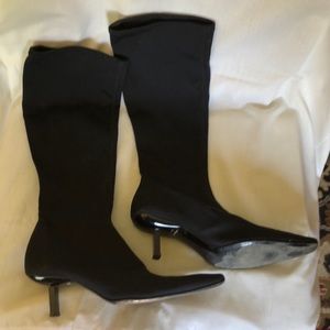 Black knee high Bruno Magli boots